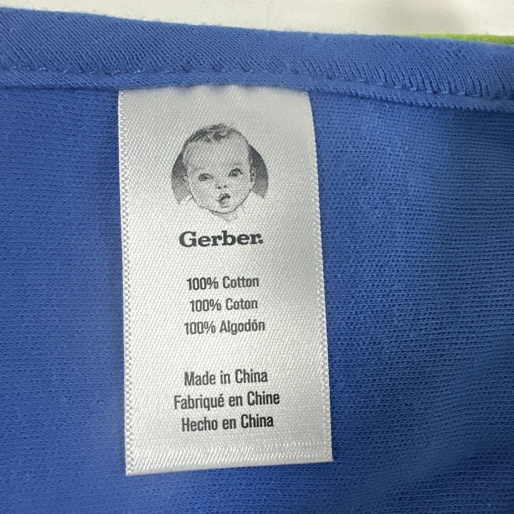 Gerber Bibs 3 Pack Blue Green Solid Color New